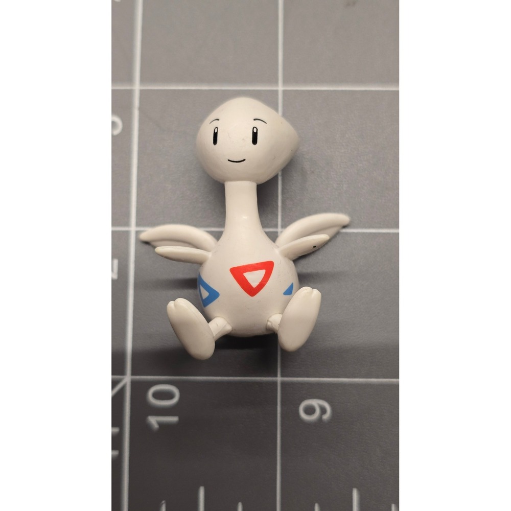 Pokemon Togetic Jazwares Battle Figure 2 Inch White Red Blue Mini Toy S7